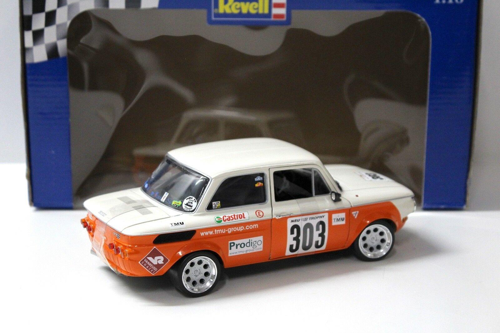 1:18 Revell NSU TT CUP beige/orange #303 H.Geenen