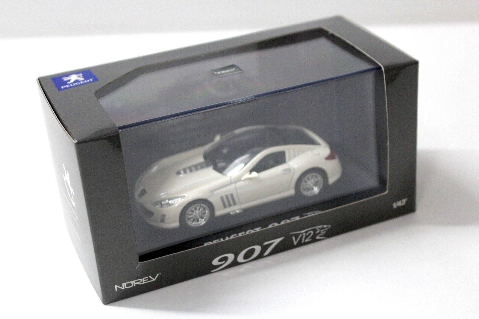 1:43 Norev Peugeot 907 V12 Concept TOY FAIR 2006 white