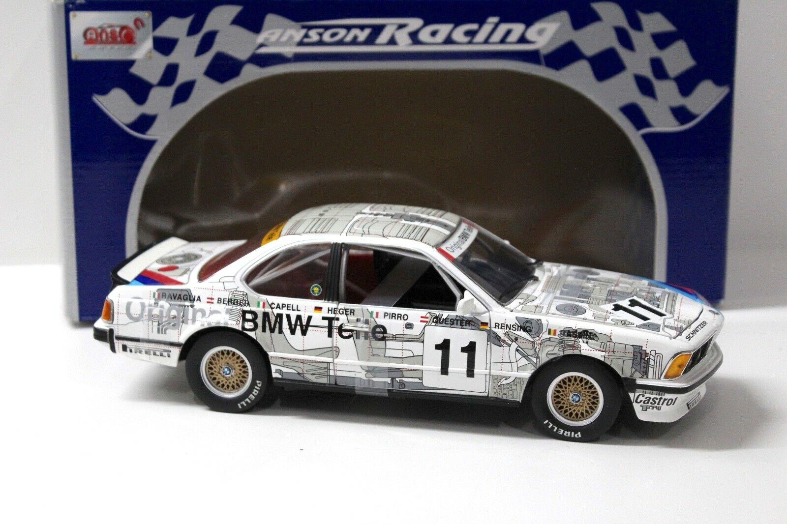 1:18 Anson BMW 635 CSI Sportcoupe Original BMW Teile