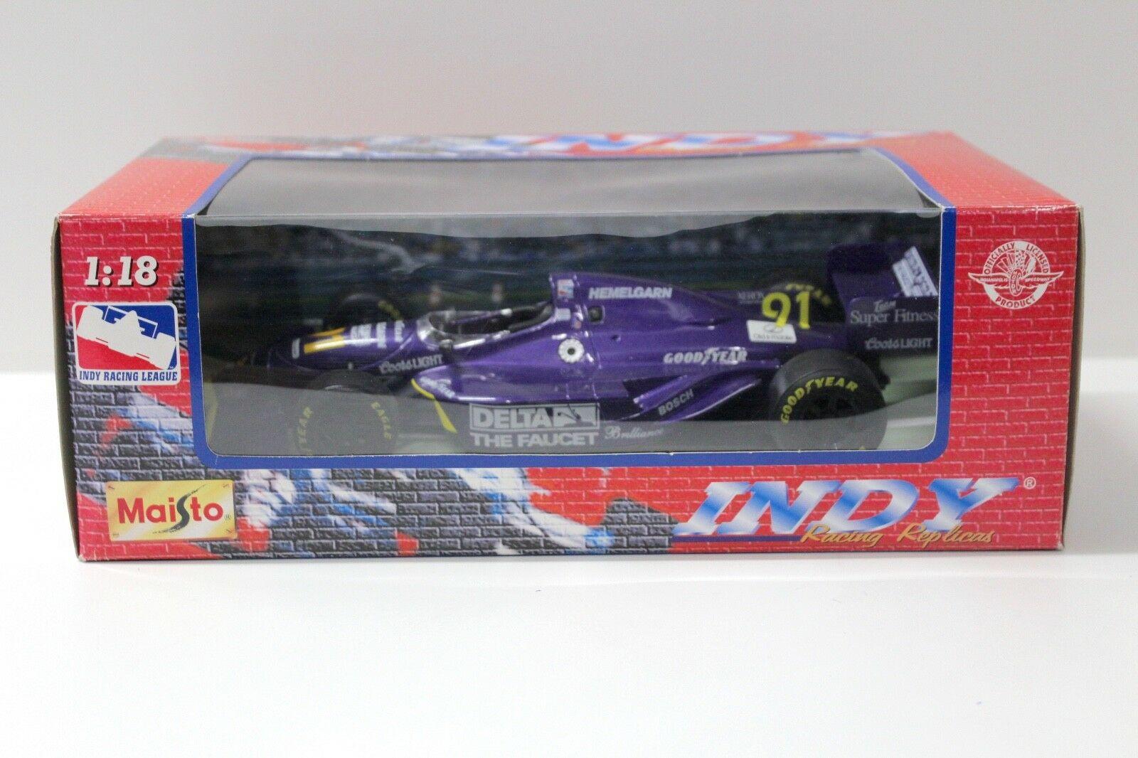 1:18 Maisto INDYCAR "DELTA THE FAUCET" purple #91