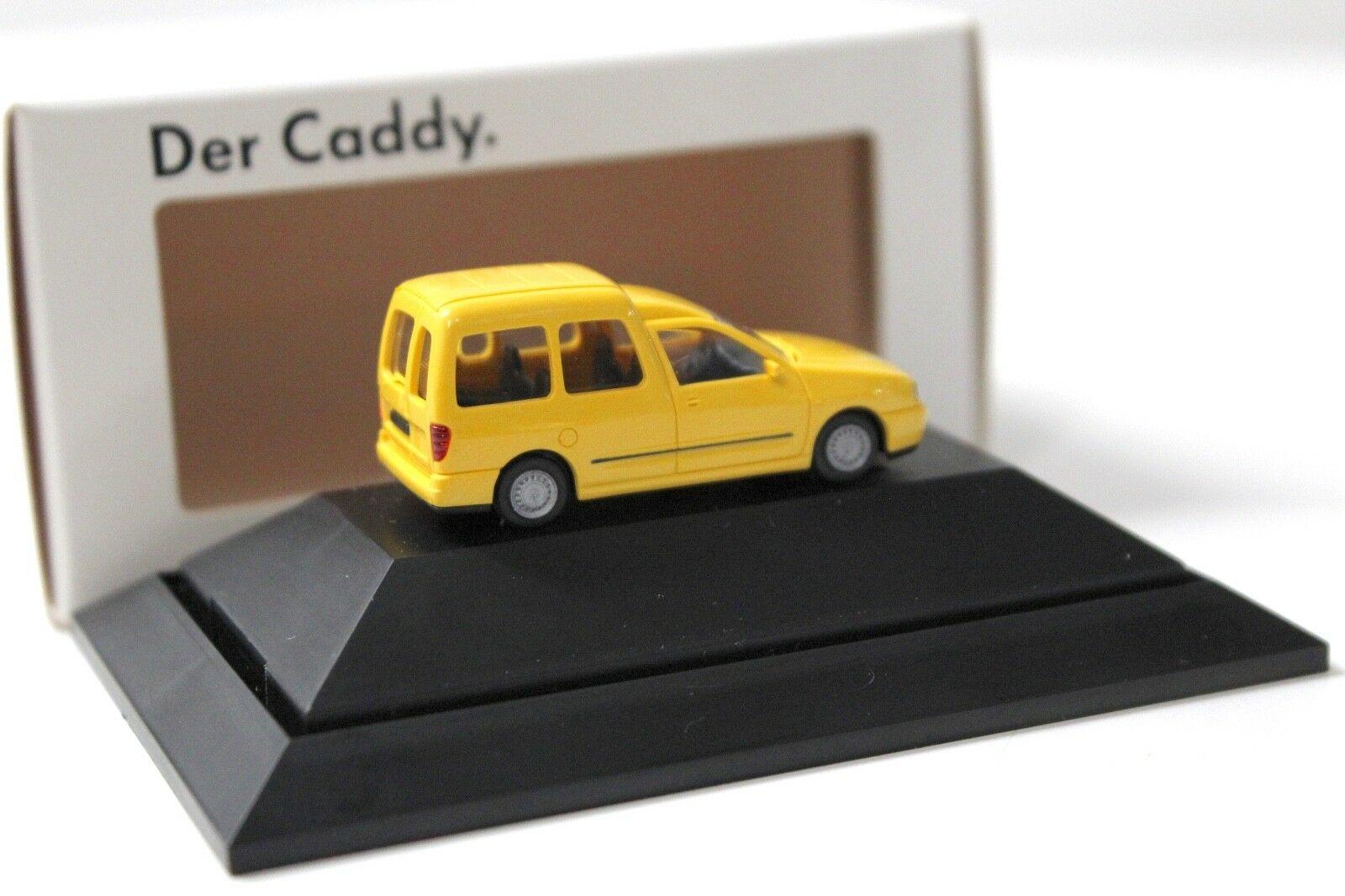 1:87 Rietze VW Caddy yellow DEALER VERSION