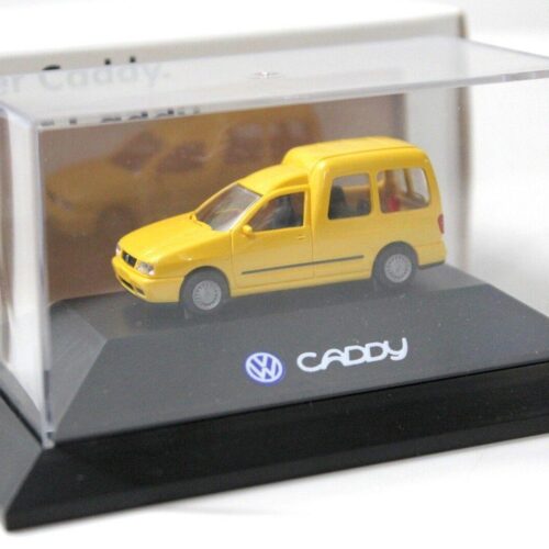 1:87 Rietze VW Caddy yellow DEALER VERSION
