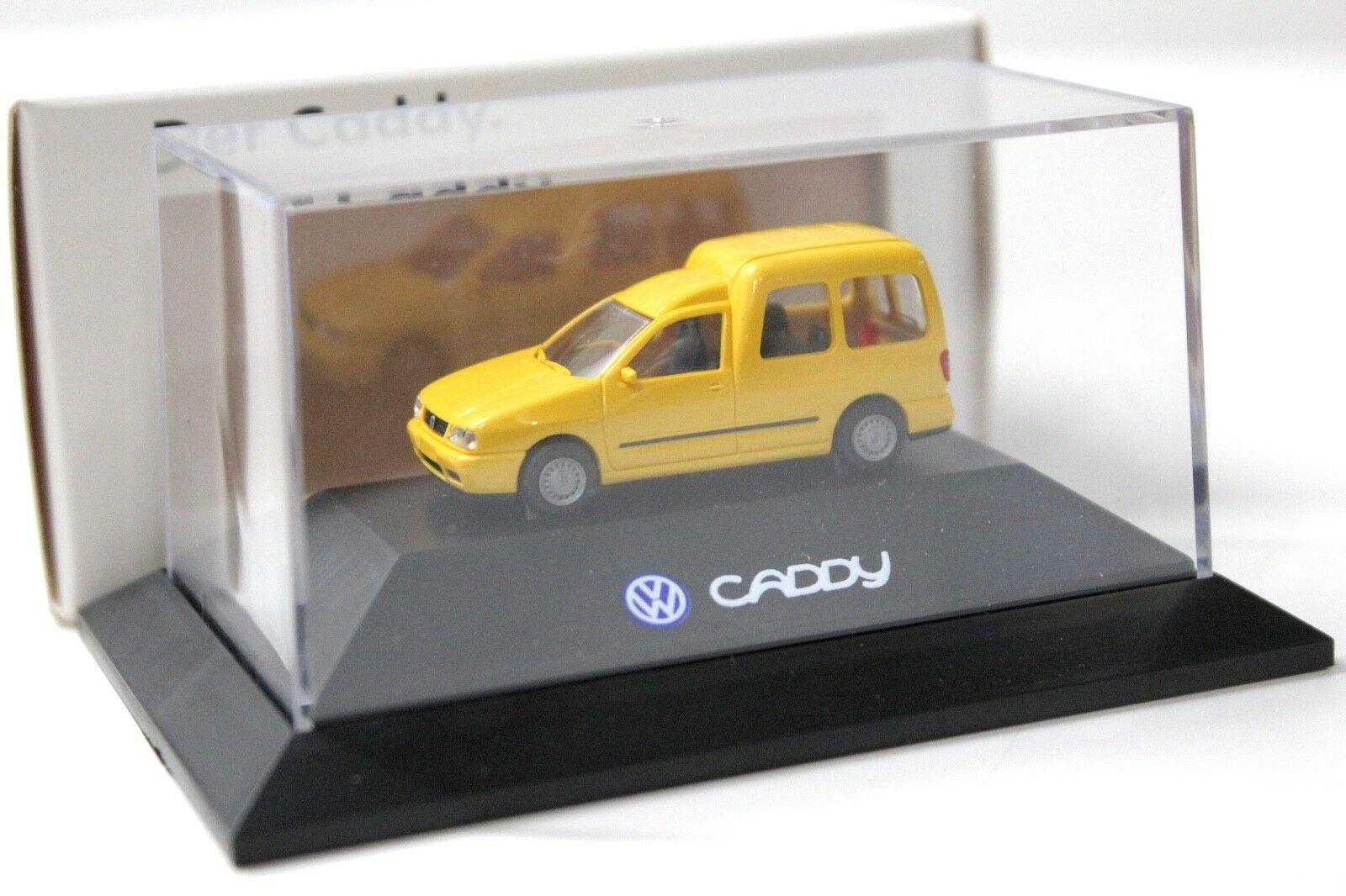 1:87 Rietze VW Caddy yellow DEALER VERSION