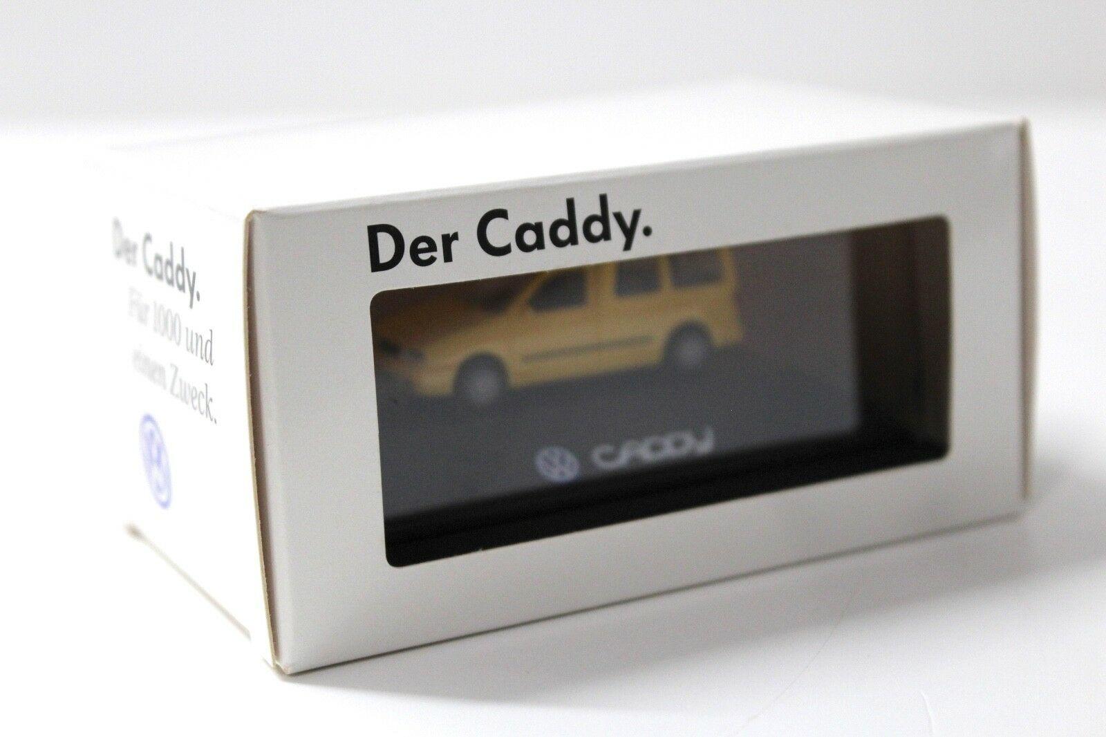 1:87 Rietze VW Caddy yellow DEALER VERSION