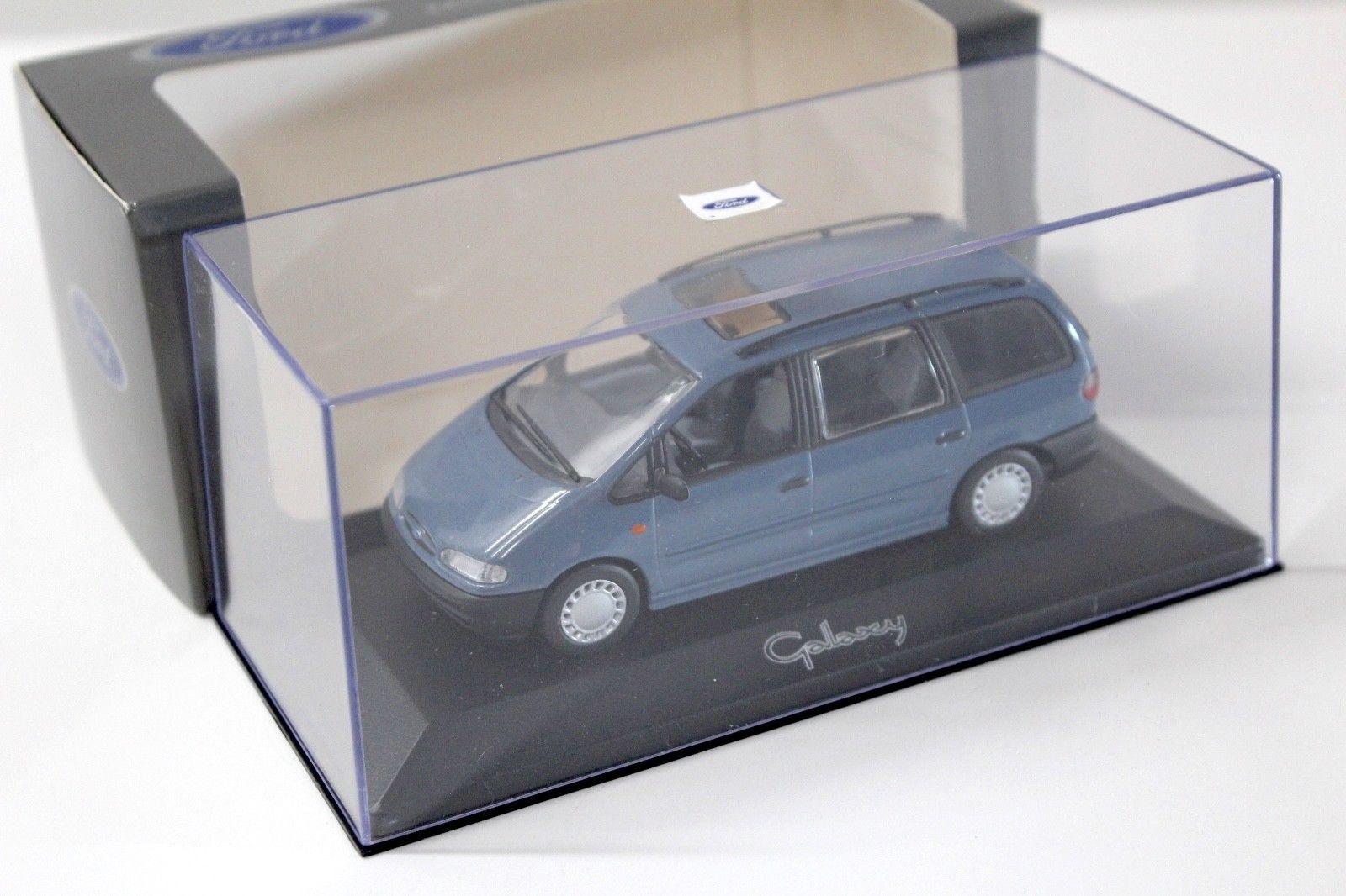 1:43 Minichamps Ford Galaxy 1995 grey-blue DEALER VERSION