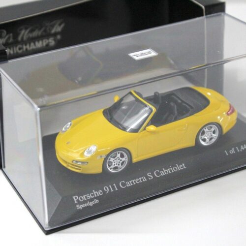 1:43 Minichamps Porsche 911 997 Carrera S Cabriolet yellow