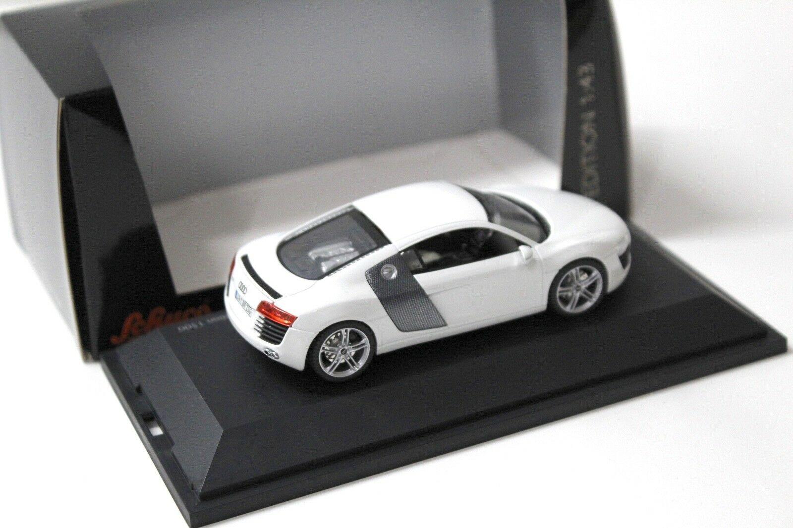 1:43 Schuco Audi R8 Coupe ibis white