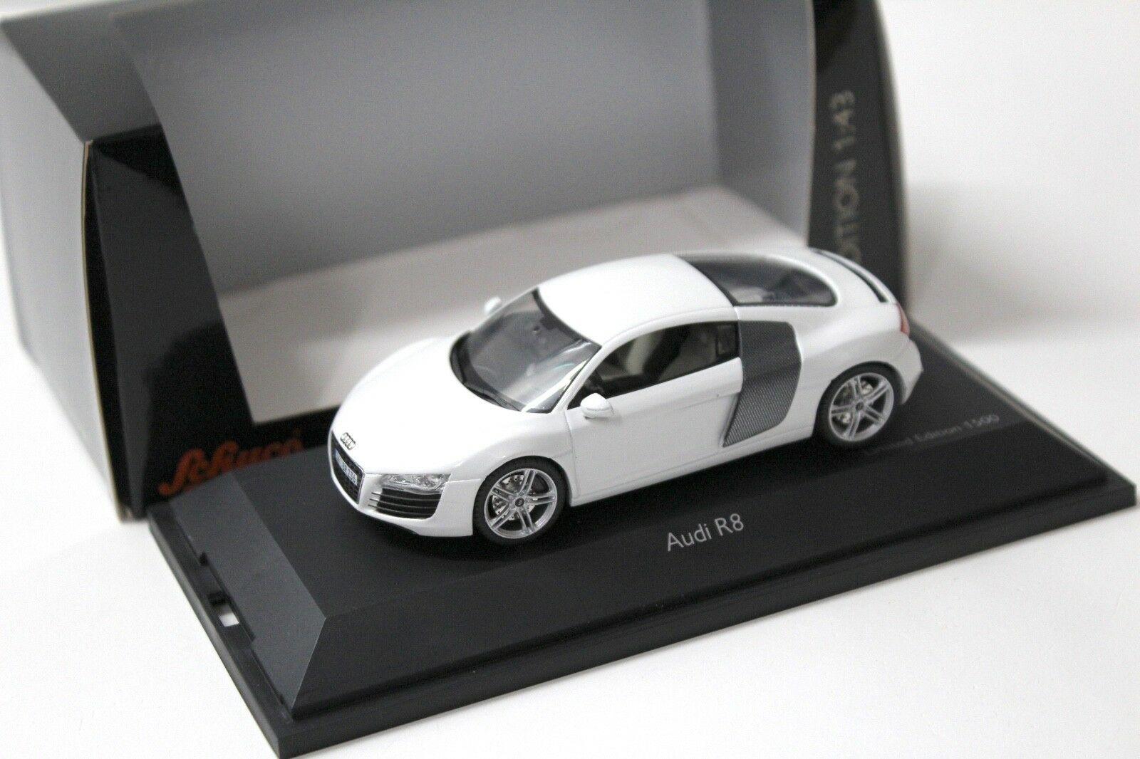 1:43 Schuco Audi R8 Coupe ibis white