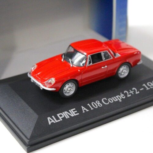 1:43 UH Universal Hobbies Alpine A108 Coupe 2+2 1961 red