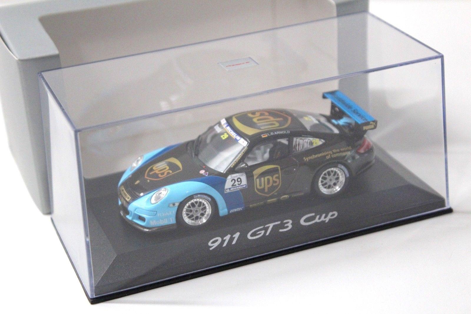 1:43 Minichamps Porsche 911 997 GT3 CUP UPS #29 DEALER VERSION