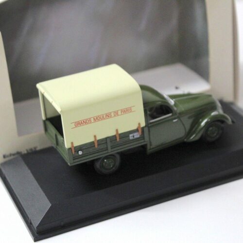 1:43 Norev Peugeot 202 Bachee Camionnette green Grands Paris