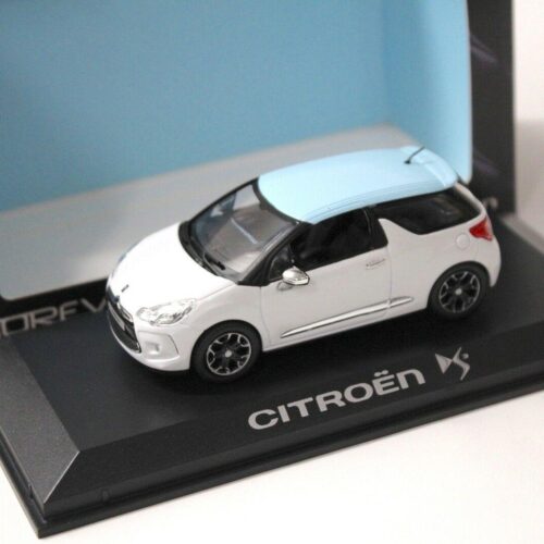 1:43 Norev Citroen DS3 white/ light blue 2010