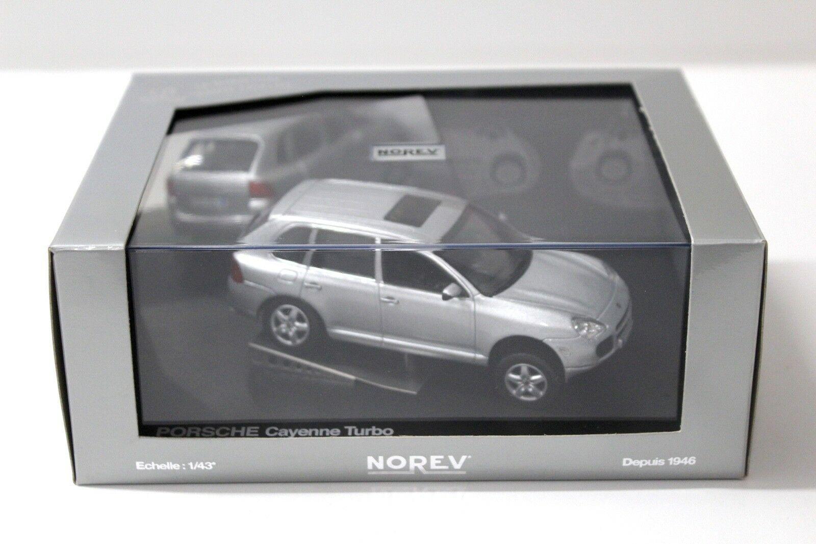 1:43 Norev Porsche Cayenne Turbo Presentation silver