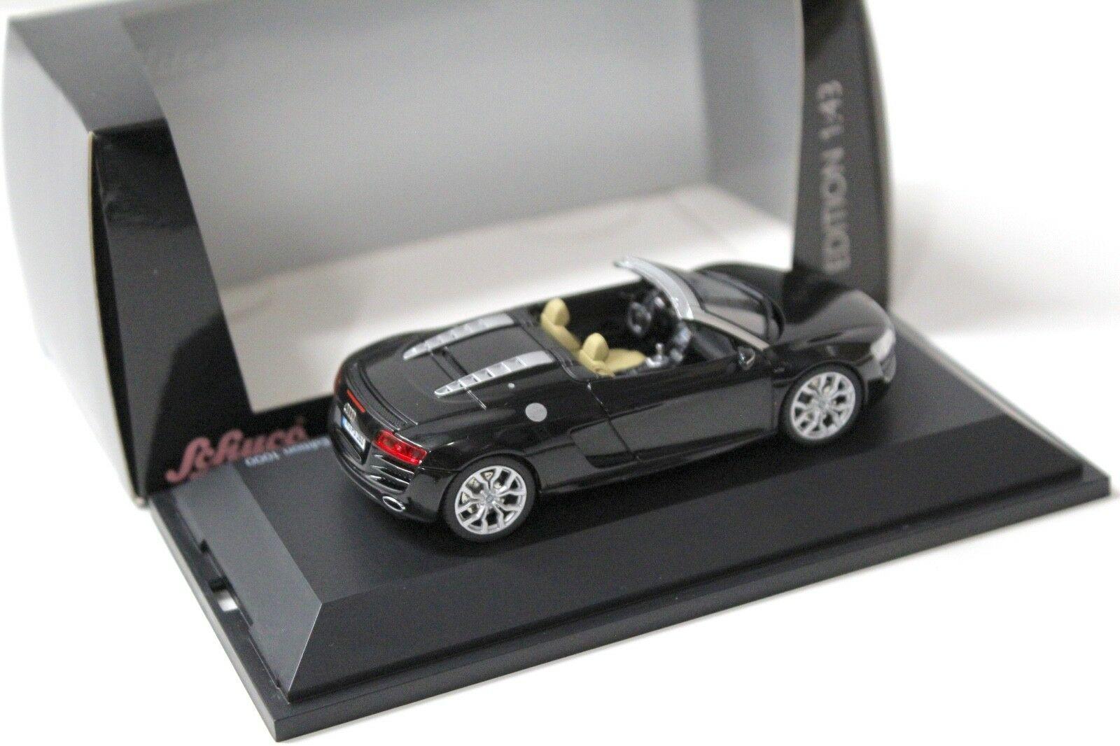 1:43 Schuco Audi R8 V10 Spyder phantom black