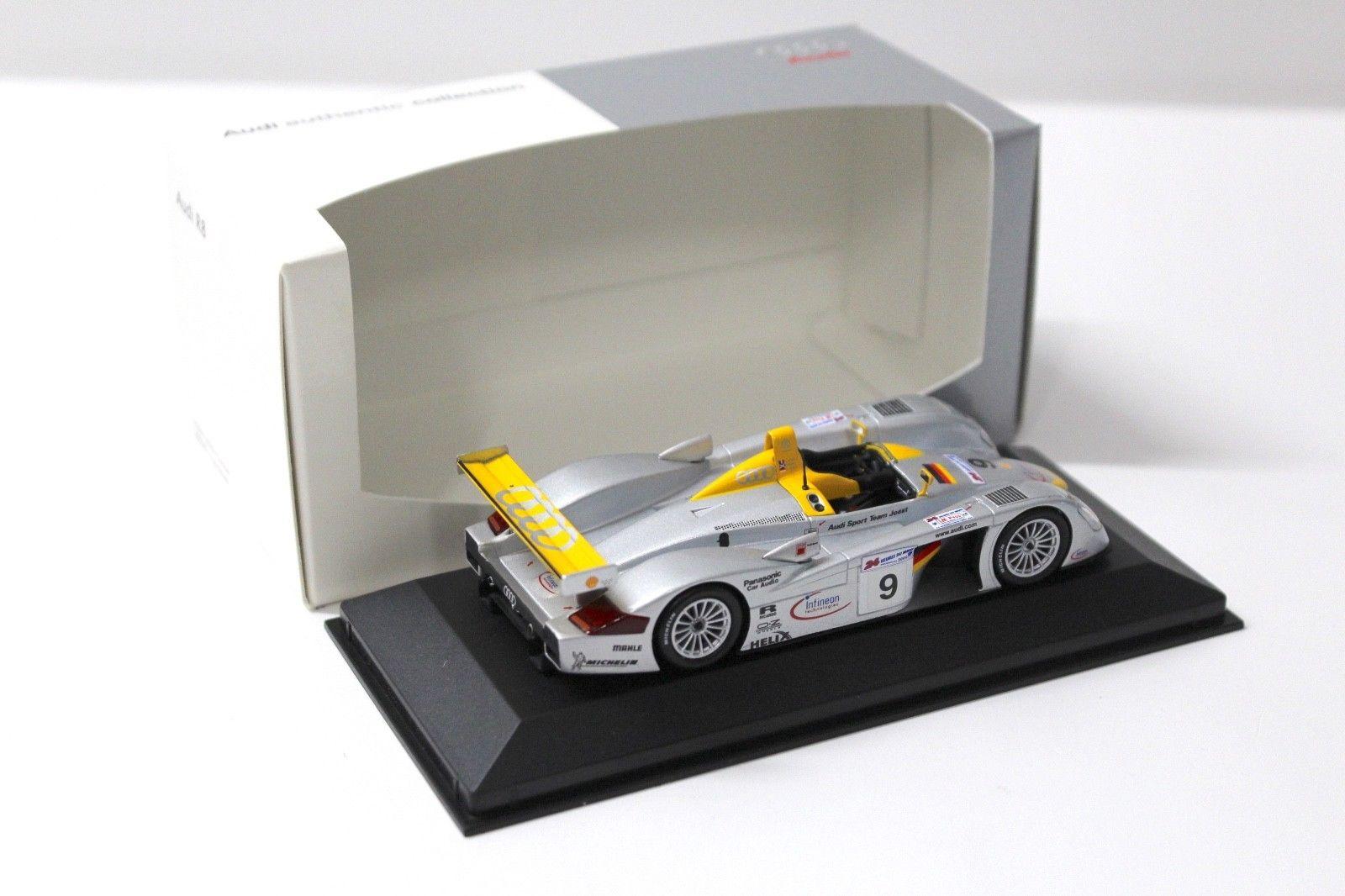 1:43 Minichamps Audi R8 Le Mans #9 DEALER VERSION