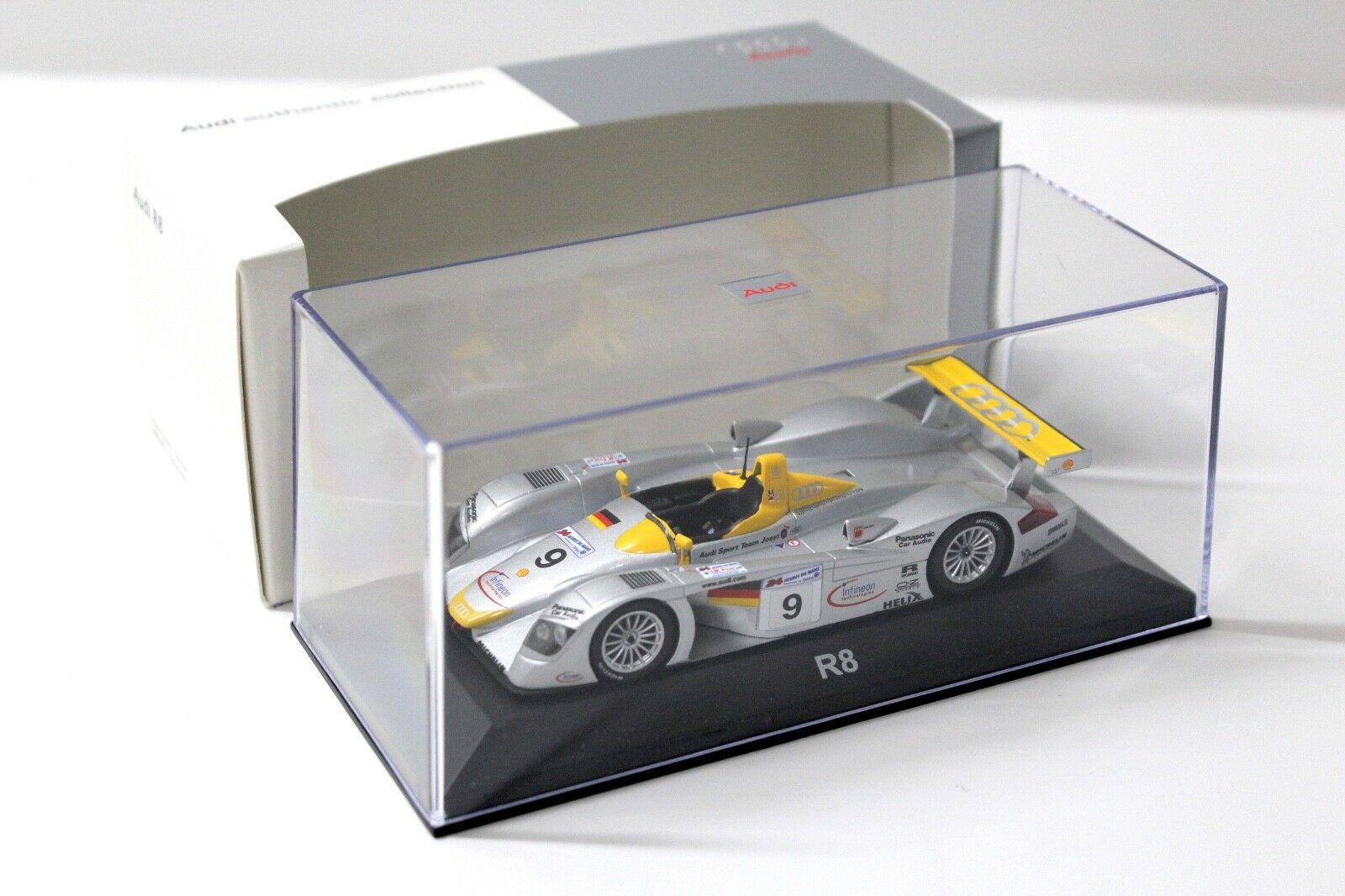 1:43 Minichamps Audi R8 Le Mans #9 DEALER VERSION