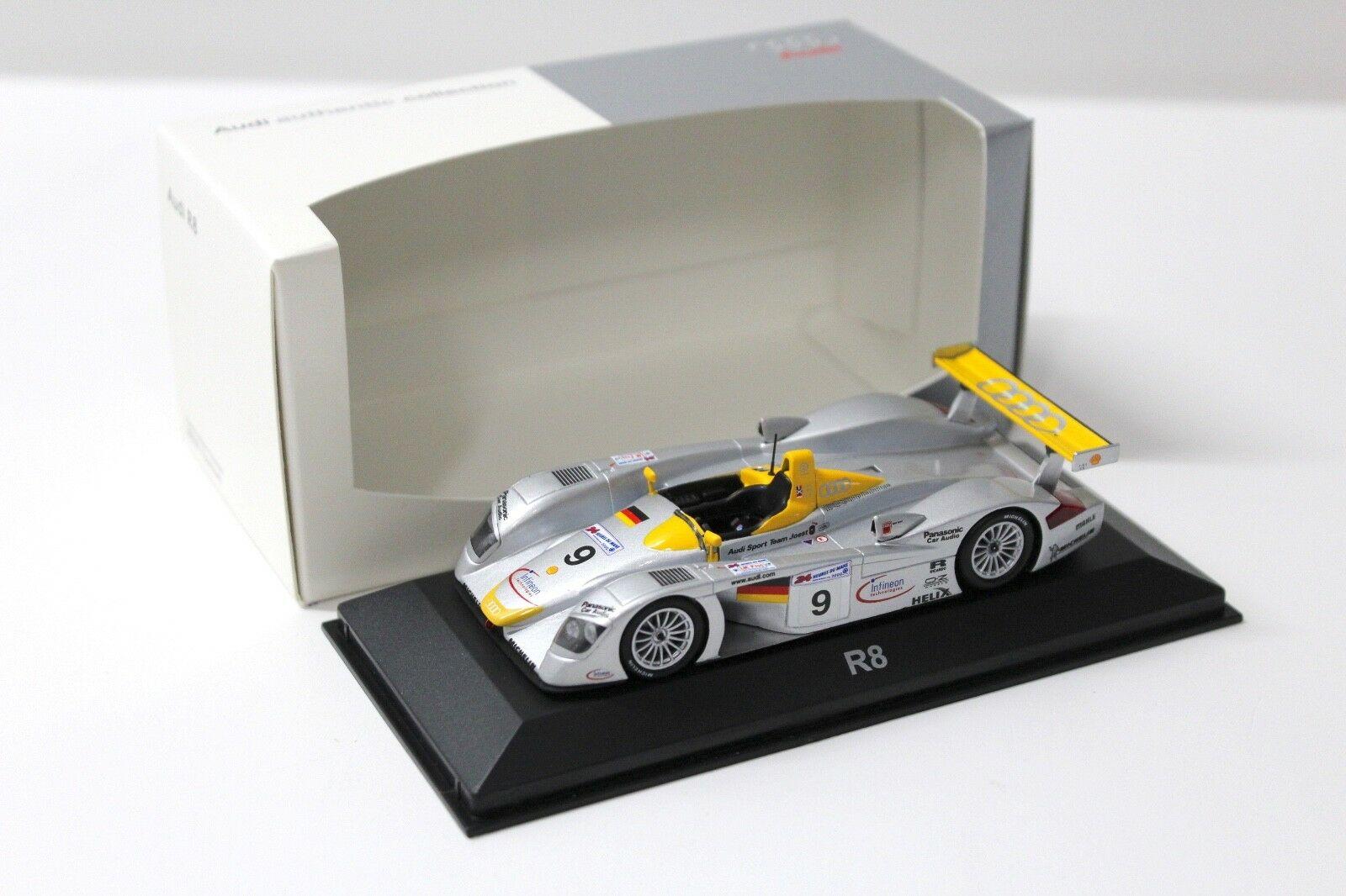 1:43 Minichamps Audi R8 Le Mans #9 DEALER VERSION