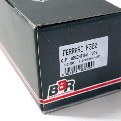 1:43 BBR F1 Ferrari F300 GP Argentina M.Schumacher 1998