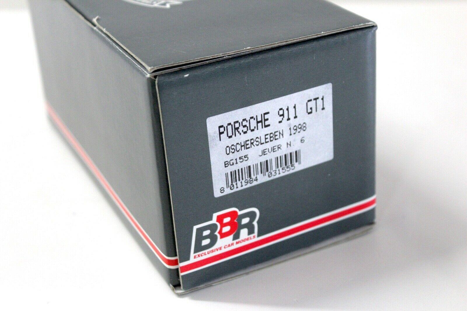 1:43 BBR Porsche 911 996 GT1 Oschersleben 1998 JEVER #6 green