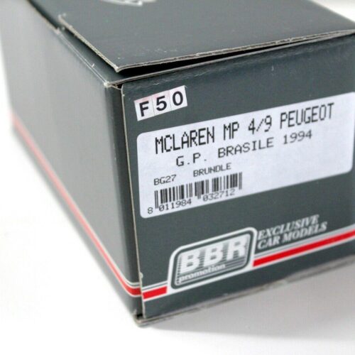 1:43 BBR McLaren MP4/9 Peugeot GP Brasil M.Brundle #8