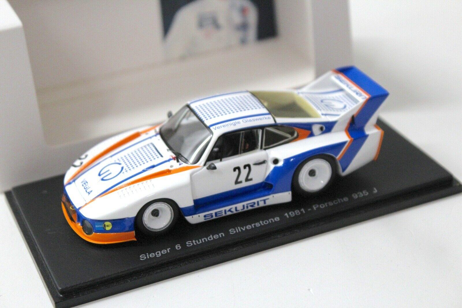 1:43 Spark Porsche 935 J Silverstone 6h 1981 #22 DEALER VERSION