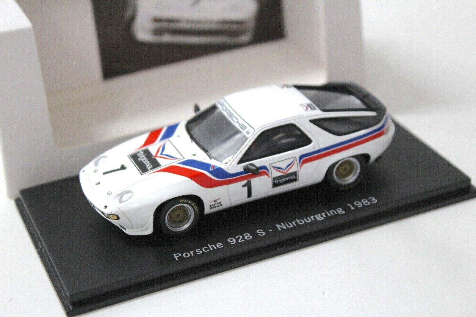 1:43 Spark Porsche 928 S Nürburgring 1983 #1 DEALER VERSION