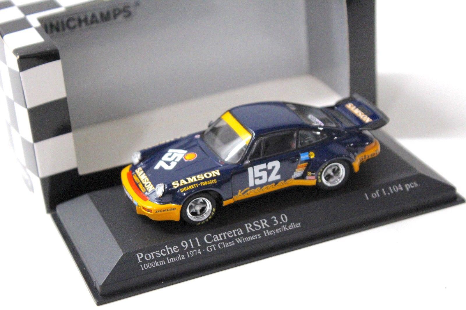 1:43 Minichamps PORSCHE 911 Carrera RSR 3.0 Samson 1000km Imola 1974 #152
