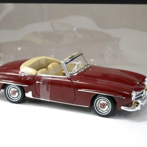 1:18 Norev Mercedes 190SL Cabrio W121 red DEALER VERSION
