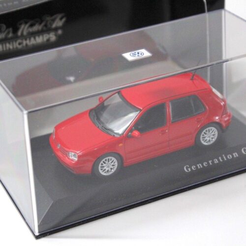 1:43 Minichamps VW Golf 4 IV GTI 5-Türer red DEALER VERSION