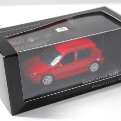 1:43 Minichamps VW Golf 4 IV GTI 5-Türer red DEALER VERSION