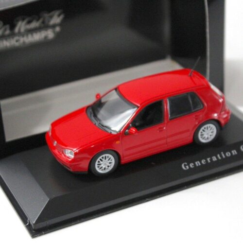 1:43 Minichamps VW Golf 4 IV GTI 5-Türer red DEALER VERSION