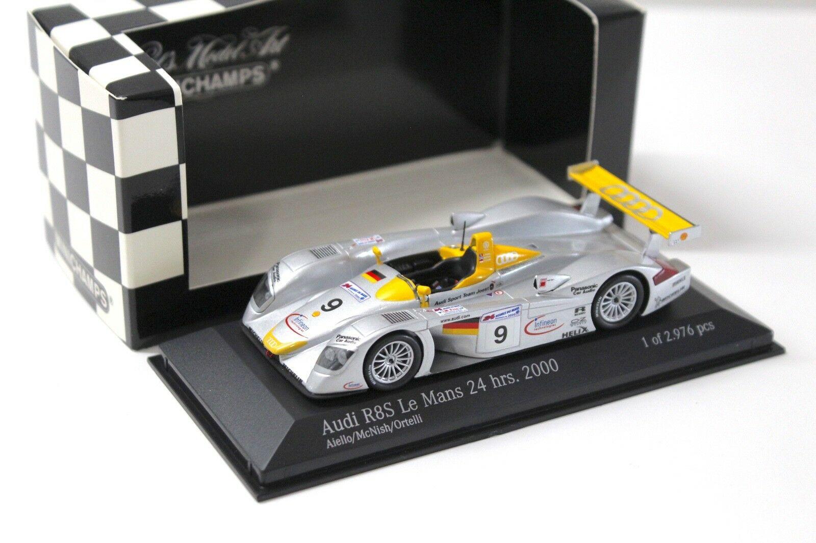 1:43 Minichamps Audi R8S Le Mans 24 hrs. 2000 #9