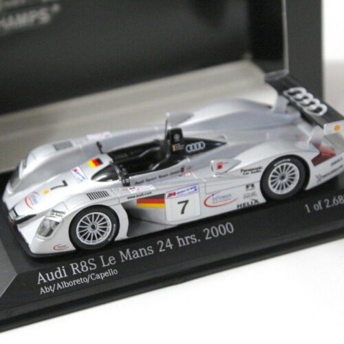 1:43 Minichamps Audi R8S Le Mans 24hrs. 2000 ABT #7