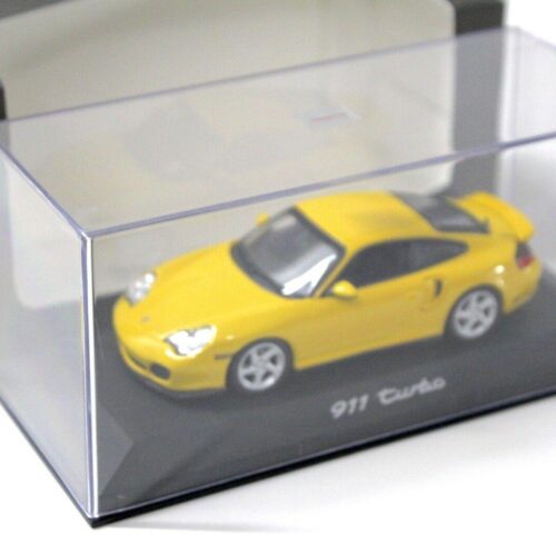 1:43 Minichamps Porsche 911 996 Turbo yellow DEALER VERSION