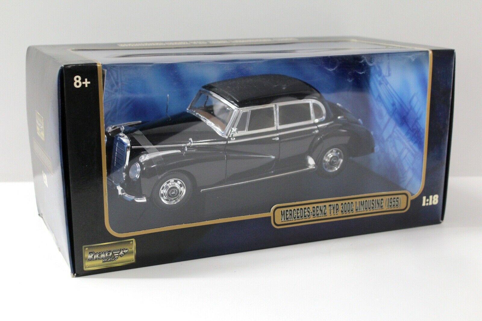 1:18 Ricko Mercedes Typ 300C Limousine 1955 black