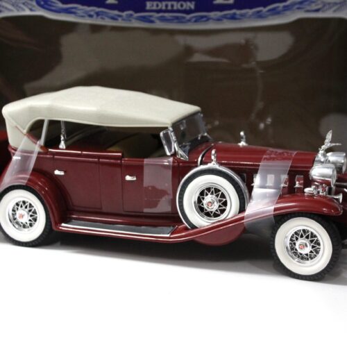 1:18 Anson 1932 Cadillac Sport Phaeton dark red/ beige roof
