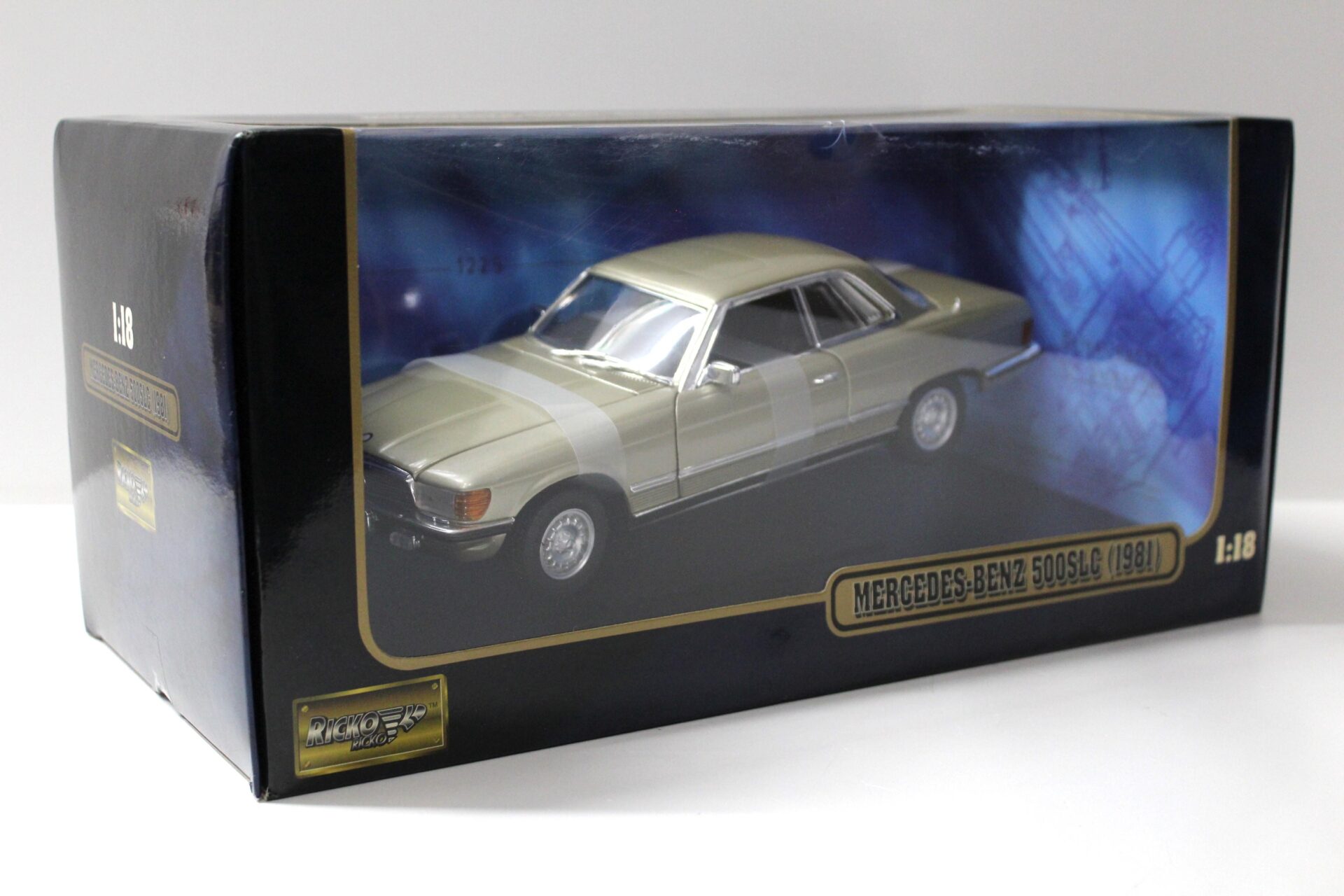 1:18 Ricko Mercedes 500SLC Coupe 1981 gold metallic