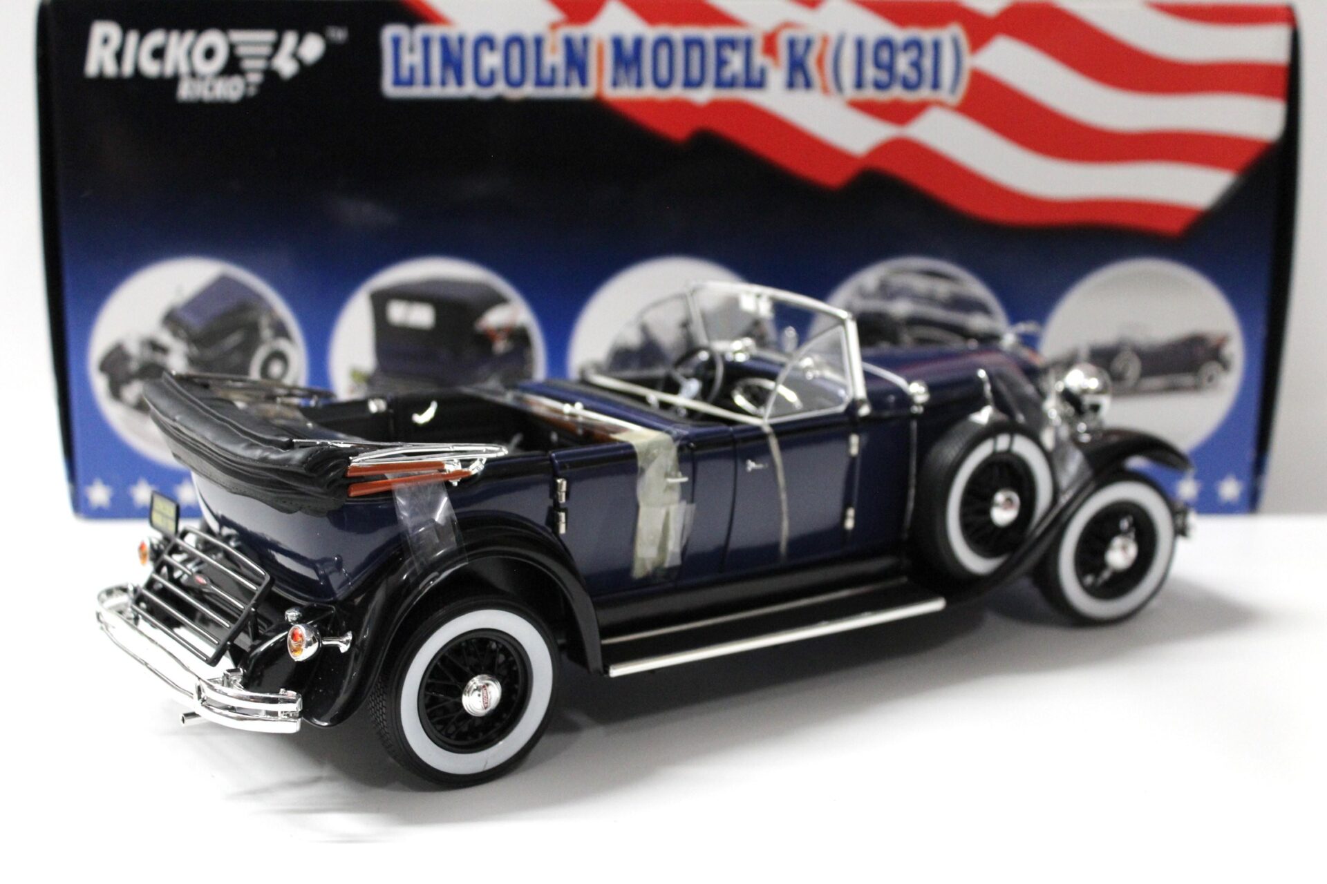 1:18 Ricko Lincoln Model K 1931 dark blue