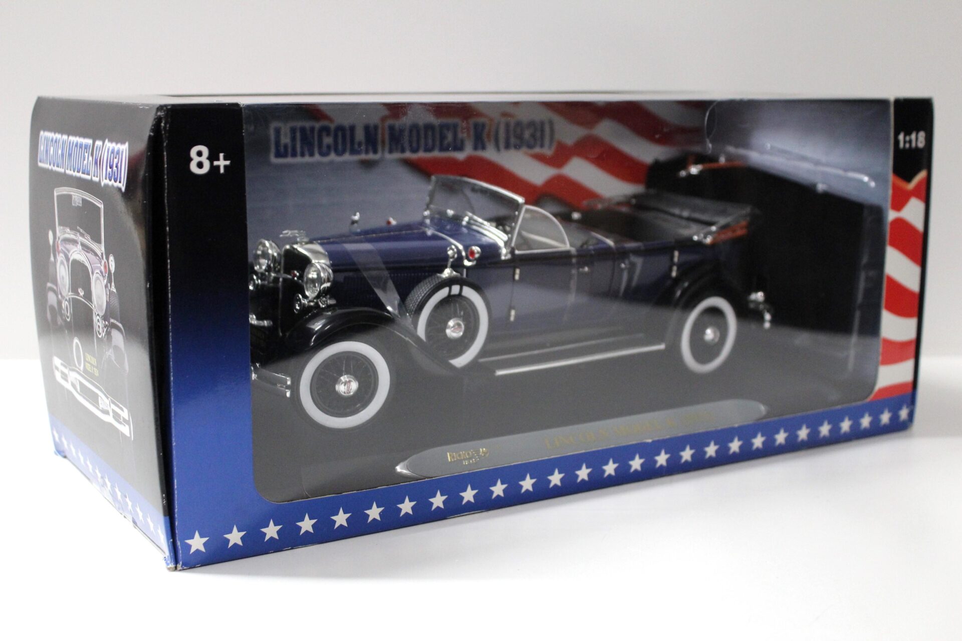 1:18 Ricko Lincoln Model K 1931 dark blue