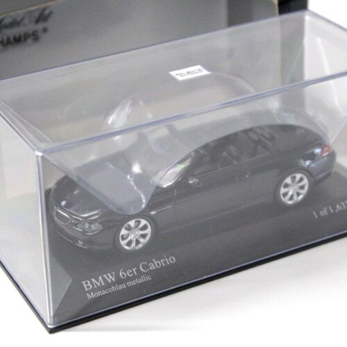 1:43 Minichamps BMW 6er E63 Convertible Monaco blue