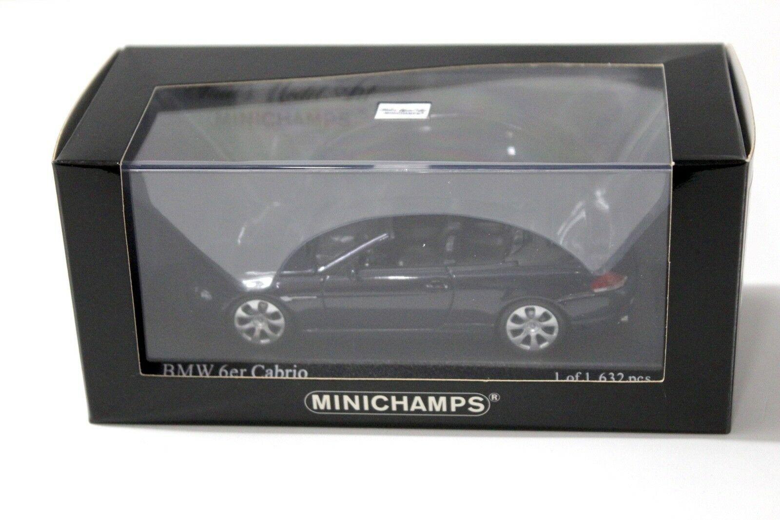 1:43 Minichamps BMW 6er E63 Convertible Monaco blue