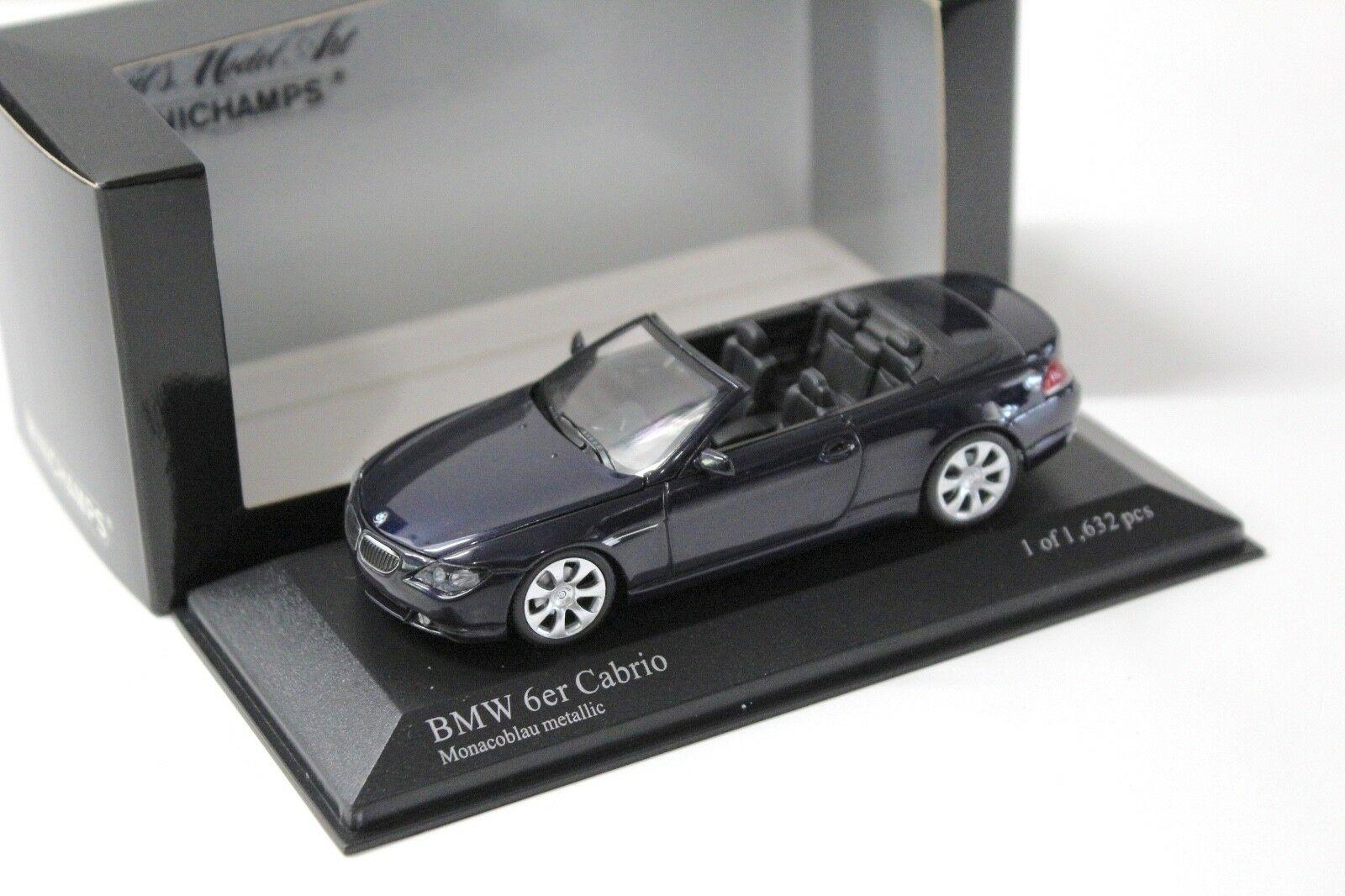 ID 49563 orig.jpg 1:43 Minichamps BMW 6er E63 Convertible Monaco blue