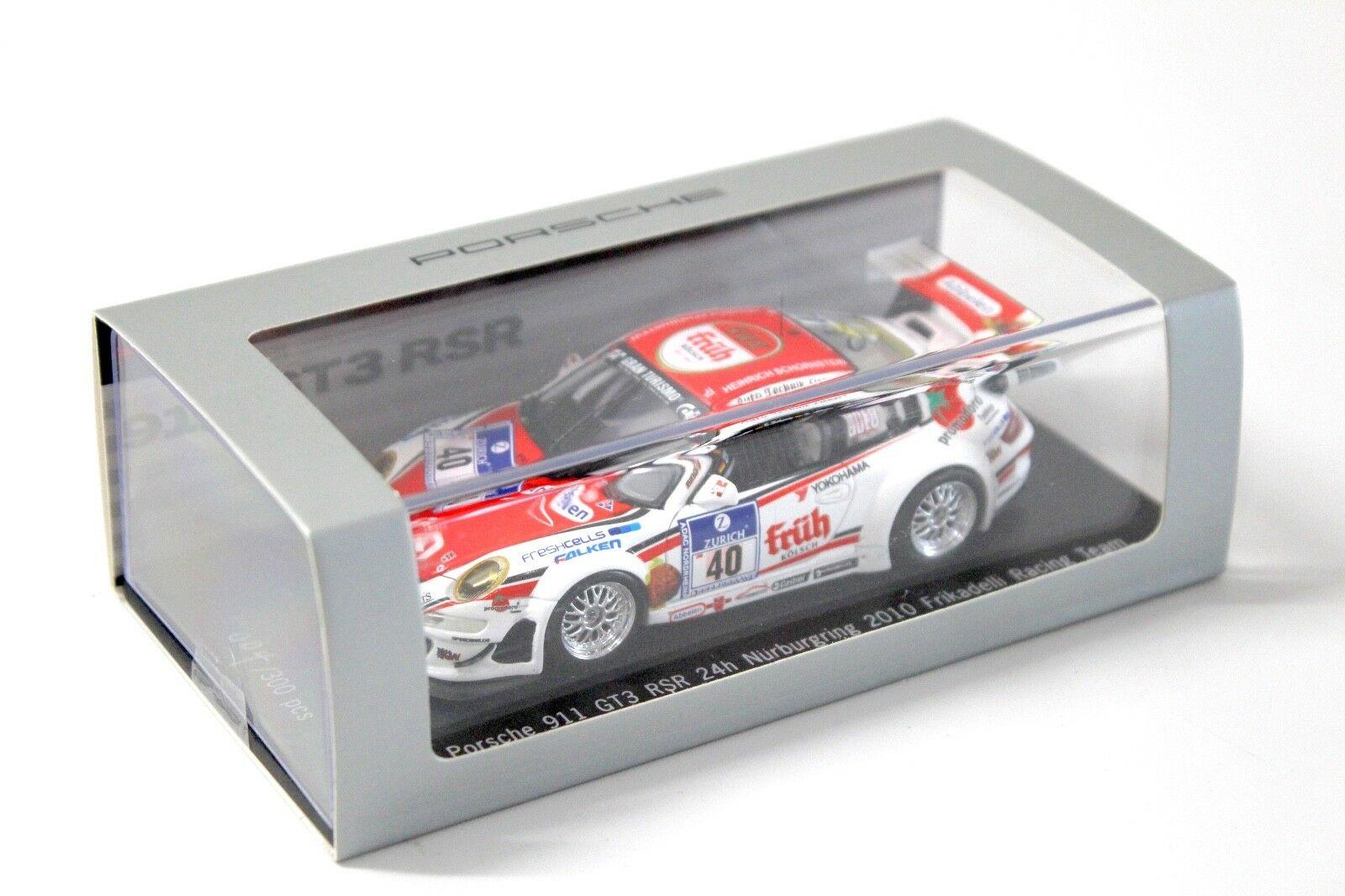 1:43 Spark Porsche 911 997 GT3 RSR 24h Frikadelli 2010 #40 DEALER VERSION