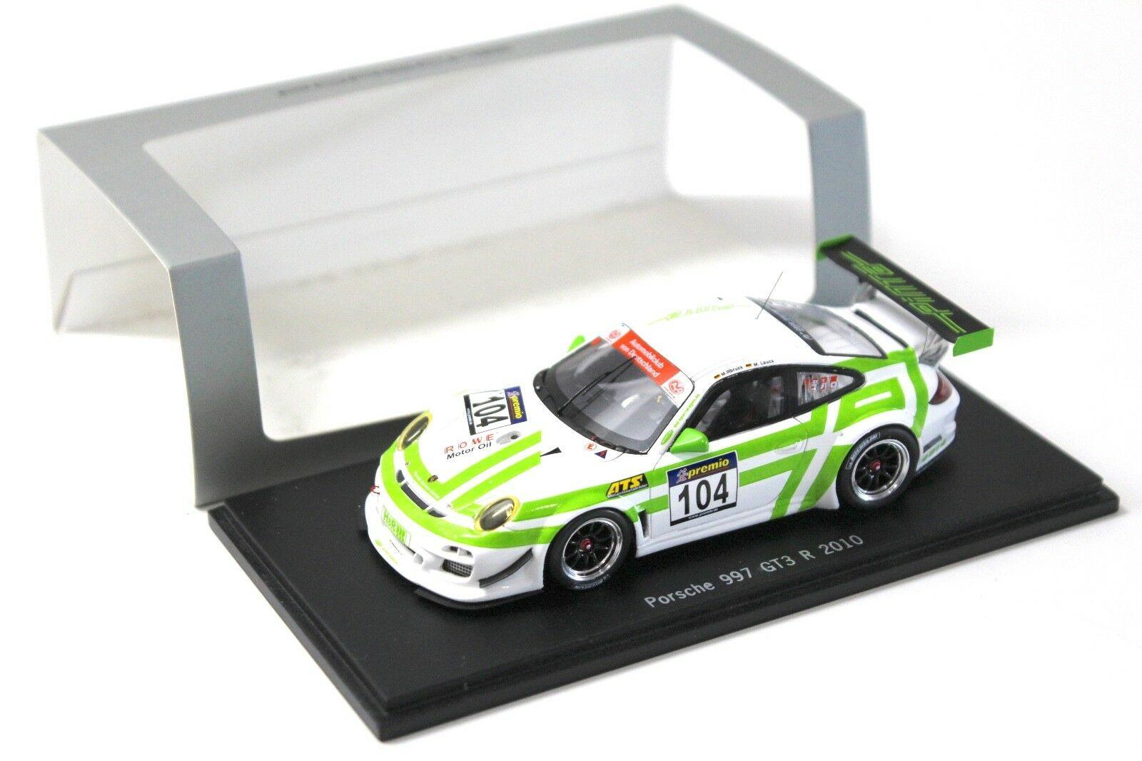 1:43 Spark Porsche 911 997 GT3 R 2010 PREMIO #104 M.Lauck DEALER VERSION