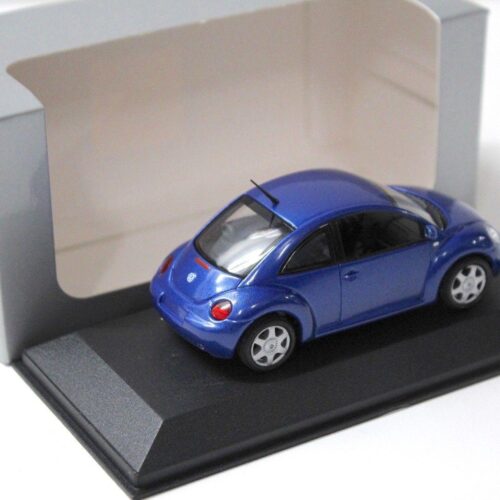 1:43 Minichamps Volkswagen VW New Beetle blue DEALER VERSION