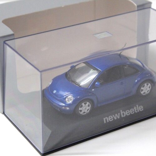 1:43 Minichamps Volkswagen VW New Beetle blue DEALER VERSION