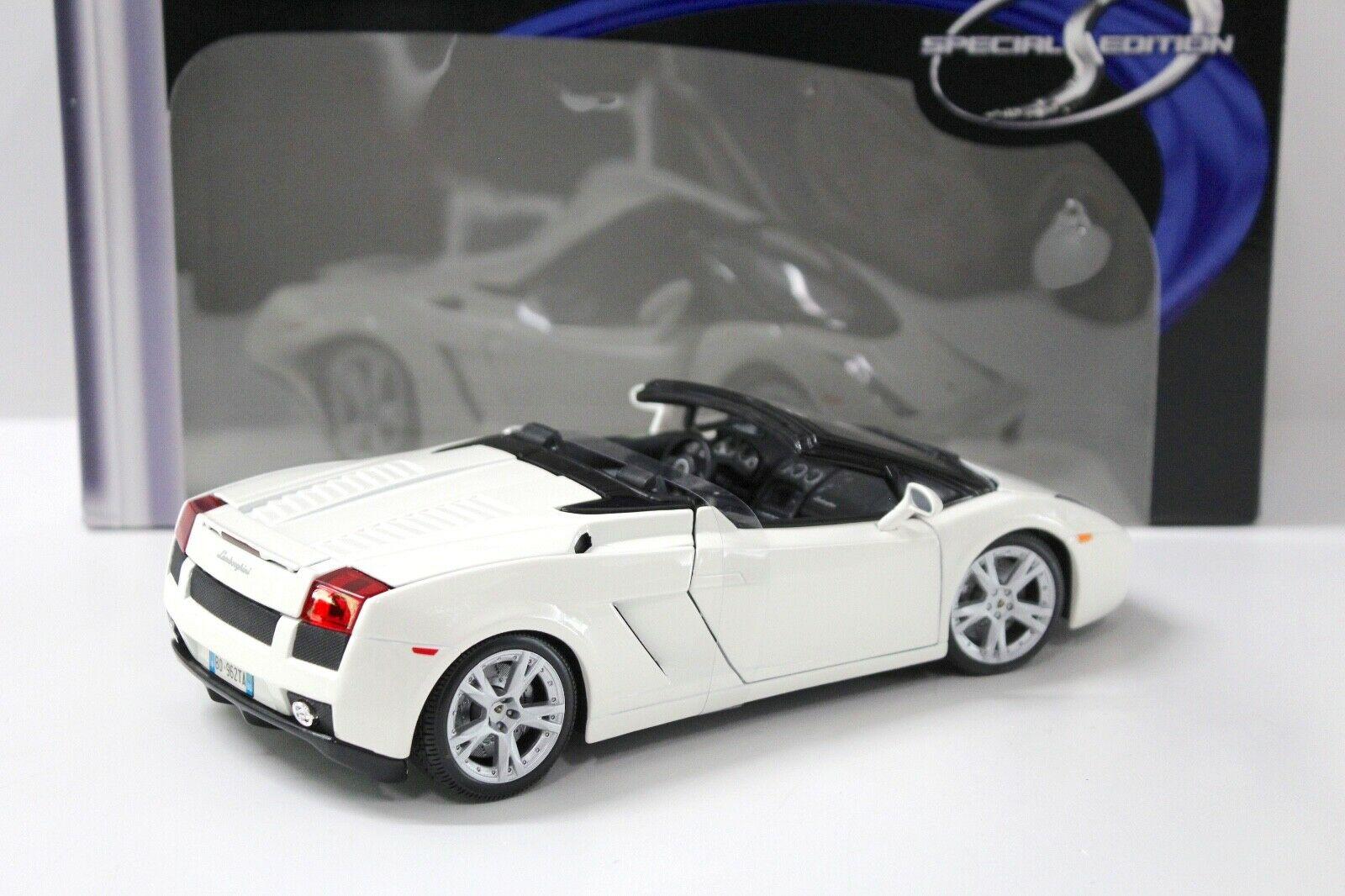 1:18 Maisto Lamborghini Gallardo Spyder white