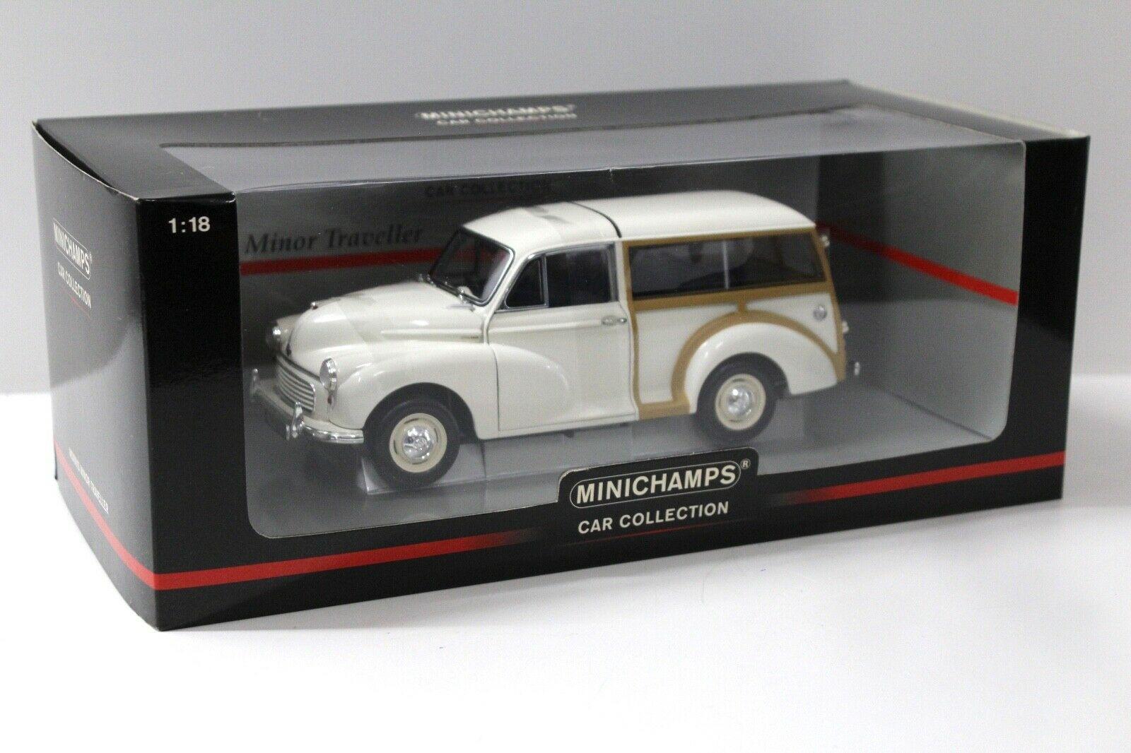 1:18 Minichamps Morris Minor Traveller white