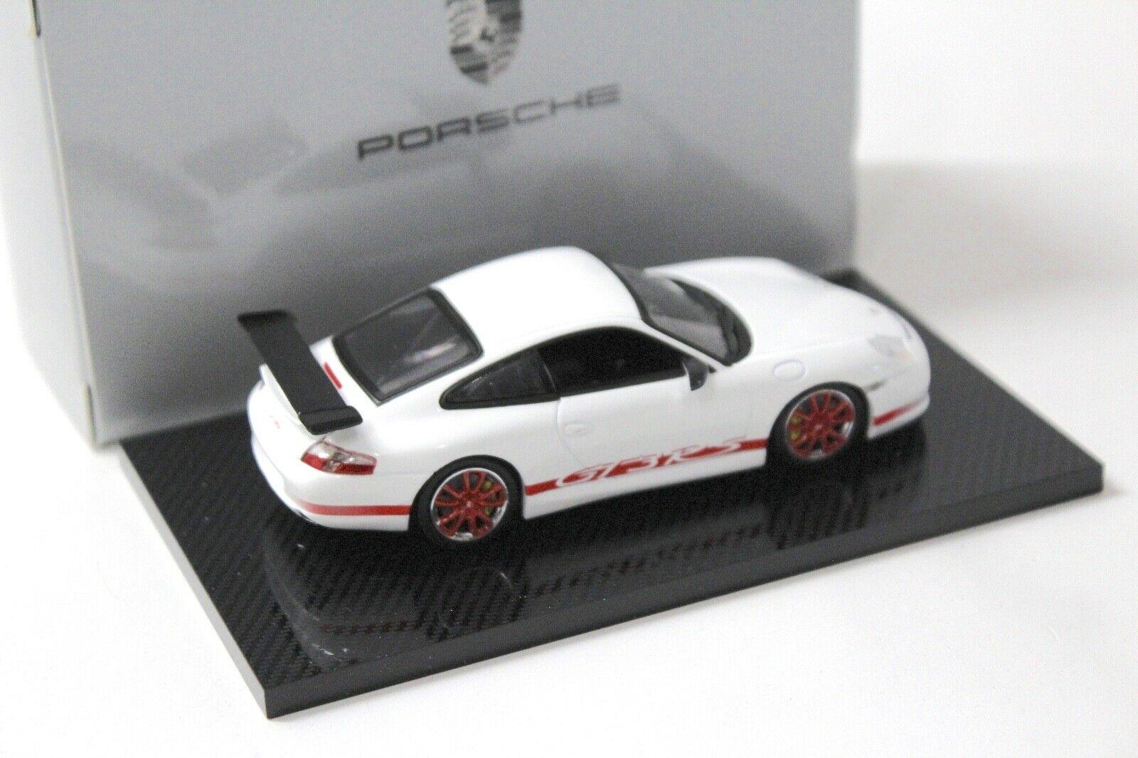 1:43 Minichamps Porsche 911 996 GT3 RS white/ red DEALER VERSION
