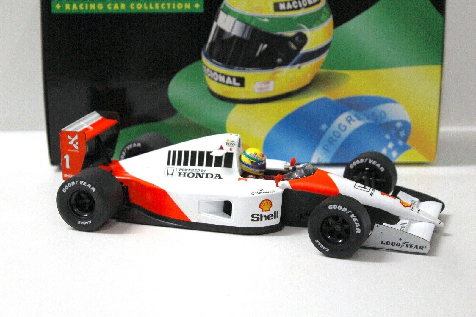 1:18 Minichamps McLaren Honda MP4/6 Senna World Champ